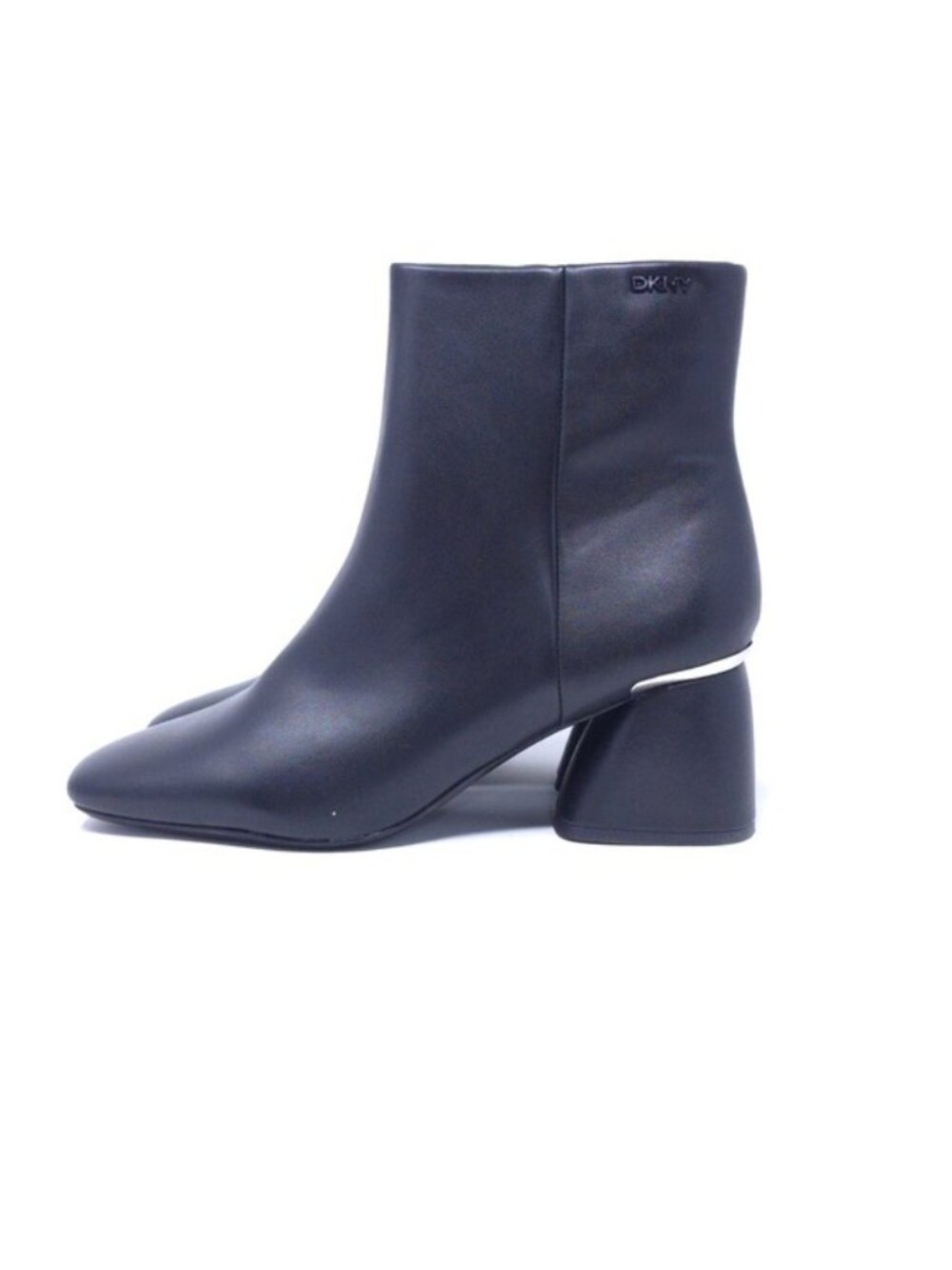 Dkny Caleena Helled 64MM Faux Leather Ankle Boots, Black - Picture 5 of 12